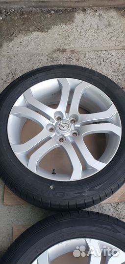 Комплект колёс Mazda на шинах dunlop 215/55 r18