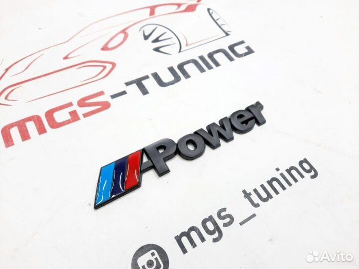 Шильдик BMW M-Power Black