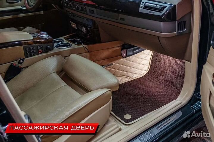 Автомобильные 3D коврики из экокожи 