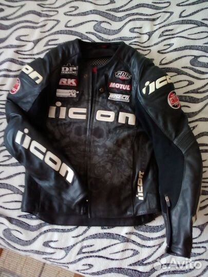 Icon overlord prime sales hero leather jacket