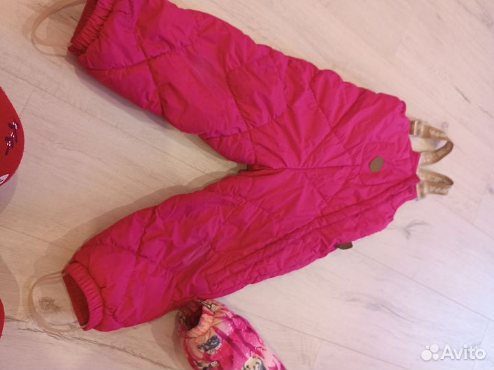 Зимний костюм huppa 98,шлем,краги