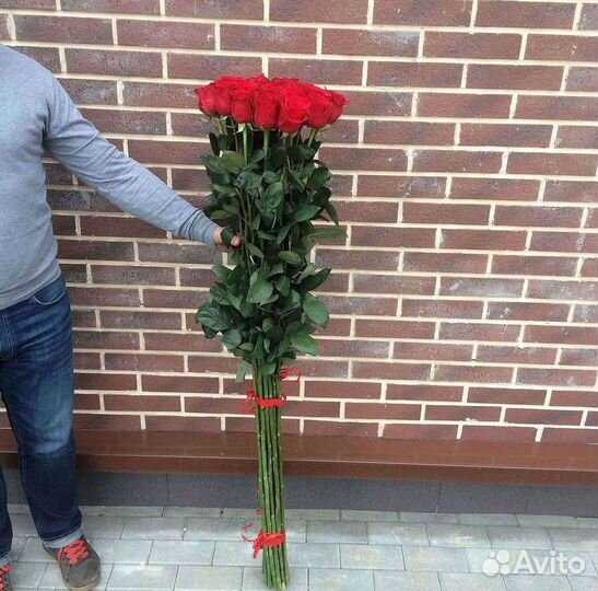 Высокие розы 150 160 170 180 190см доставка Москва