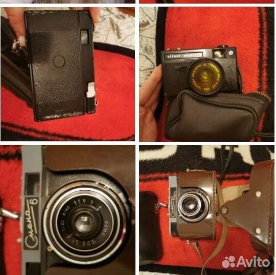 Плёночный фотоаппарат Смена и siluet