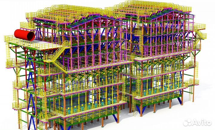 Промышленное проектирование,км,кмд,кр,ас,BIM,3D