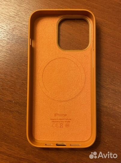 Кожаный чехол iPhone 13 pro