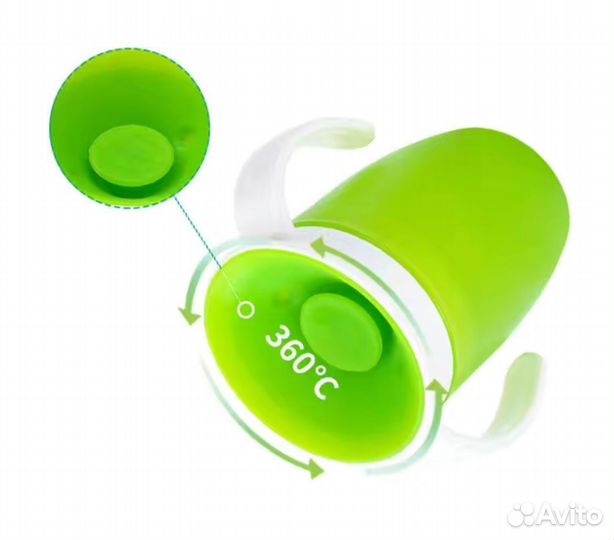 Детская кружка непроливайка