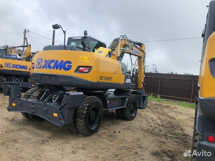 Колёсный экскаватор XCMG XE150WD, 2023