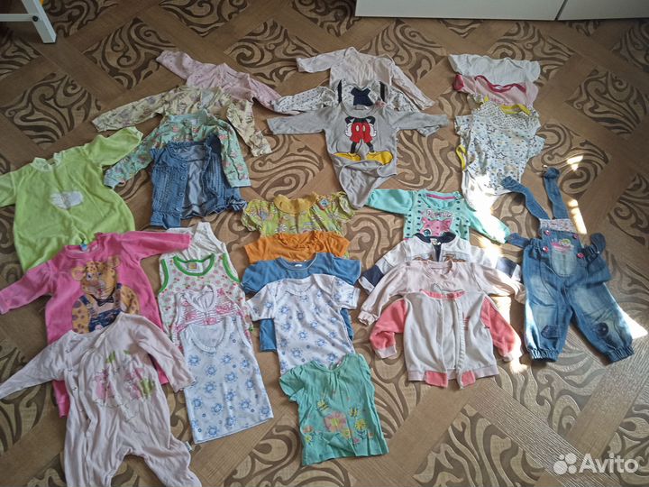 Пакет вещей на девочку 62 68 74