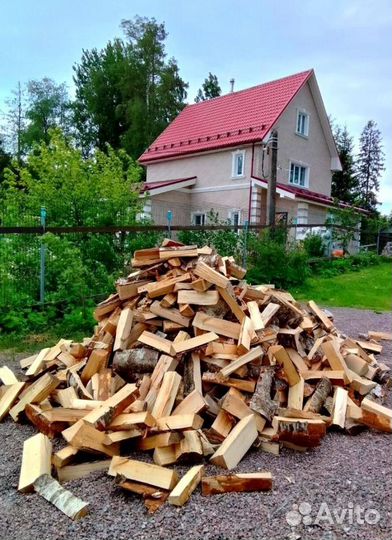 Дрова в укладку любого объема Березовые в Выборге
