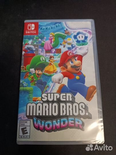 Super mario bros wonder switch(новый, в плёнке)