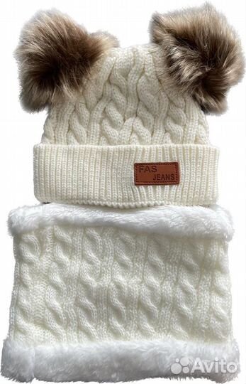 Новая шапка со снудом осень - весна, демисезон