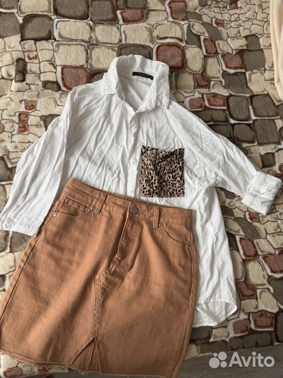 Костюм рубашка юбка