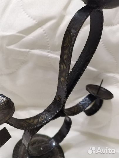 Подсвечник СССР металлический