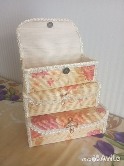 Шкатулка бамбук