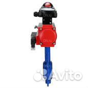 Затвор дисковый поворотный DN.ru WBV3432V-2W-Fb Ду250 Ру16, корпус - углеродистая сталь WCB, диск