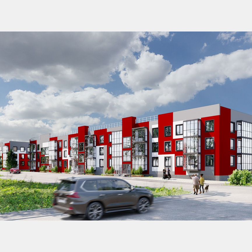 3-к. квартира, 80,3 м², 2/3 эт.