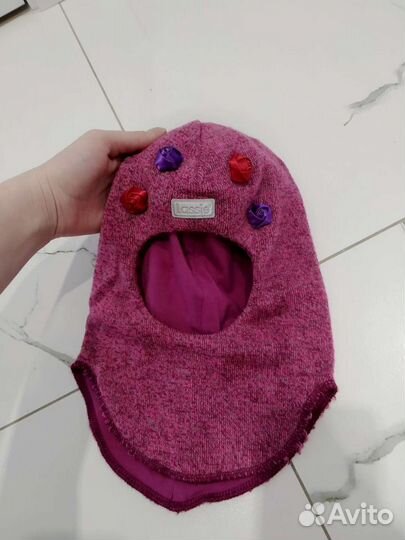 Шапка шлем для девочки на весну Lassie 52