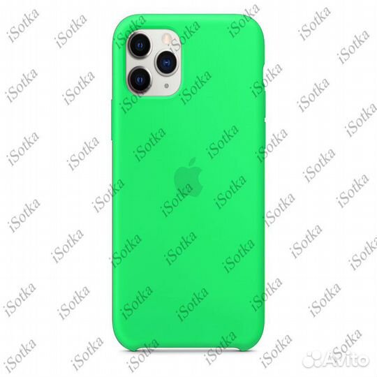 Чехол Apple iPhone 11 Pro Max Silicone Case №1 (мя