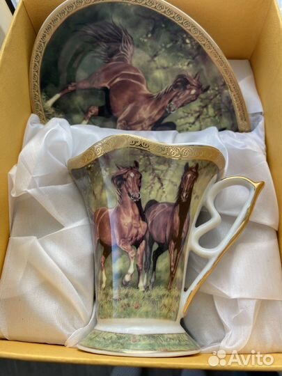 Чашка с блюдцем