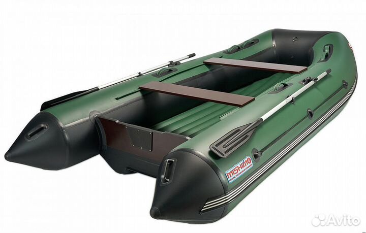 Лодка mishimo lite DF 430 (Зеленый-черный)