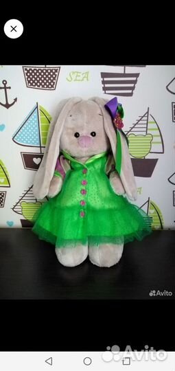 Мягкая игрушка зайка ми 32 см, новая