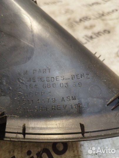 Накладка торпедо левая Mercedes Gl X164