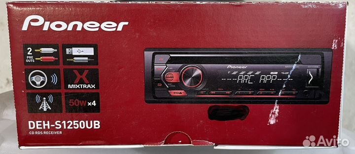 Автомогнитола sony DEH-S1250UB