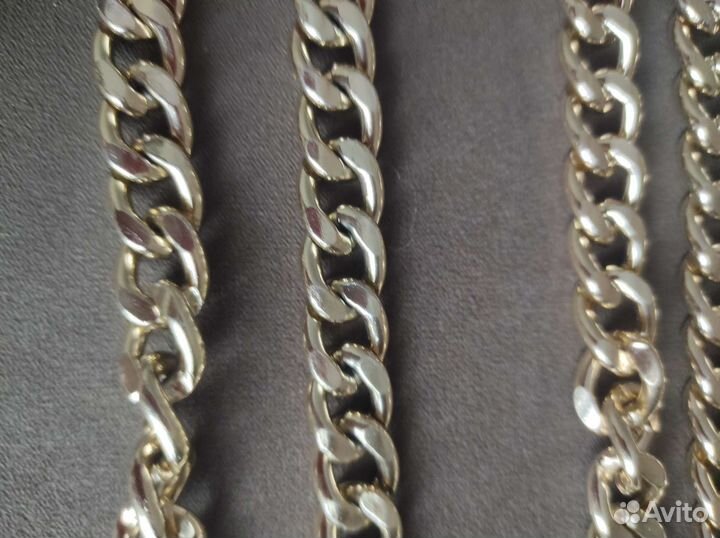 Цепь золотая металлическая фурнитура для сумок