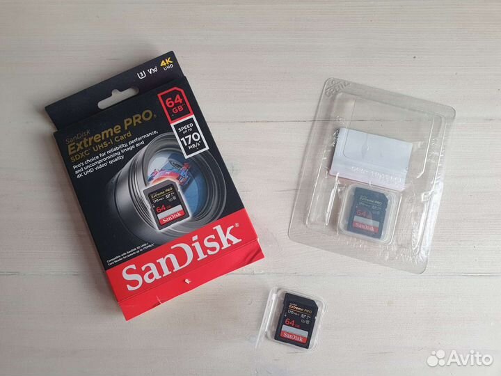 Карта памяти SD 64 Gb