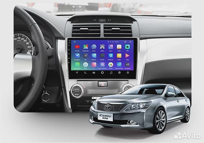 Android магнитола для Toyota Camry 7 XV 50 55 2011