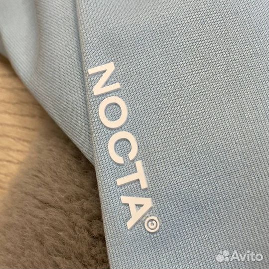 Зип худи Nocta Nike tech flecce голубая