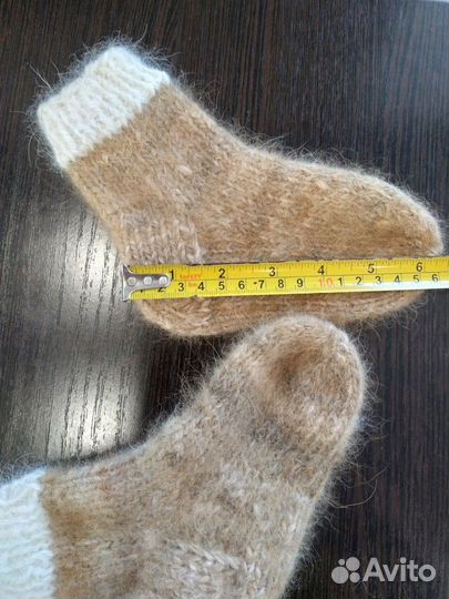 Носки детские из собачьей шерсти