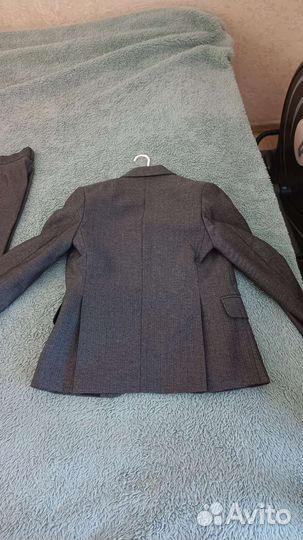 Костюм школьный серый