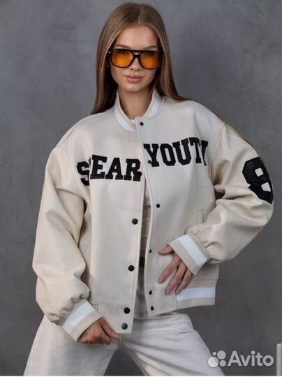 Куртка бомбер весенний шерстяной