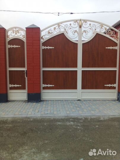 Кованые ворота и калитки навесы