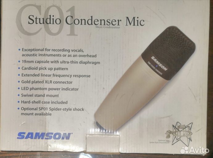 Студийный микрофон Samson C01