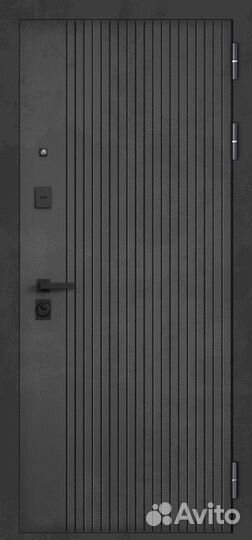 Дверь входная с зеркалом