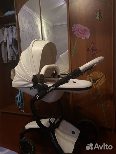 Коляска 2 в 1 эко кожа