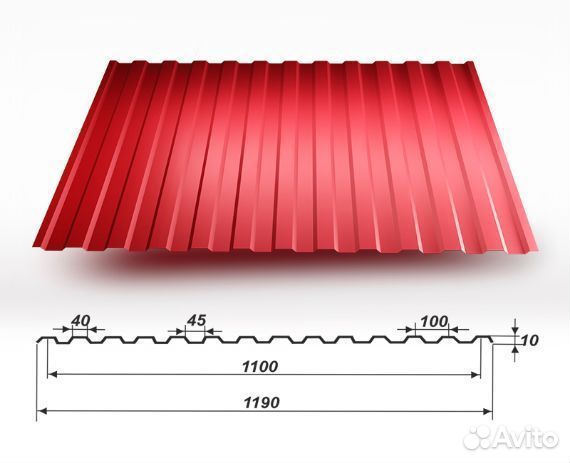 Лист профнастила