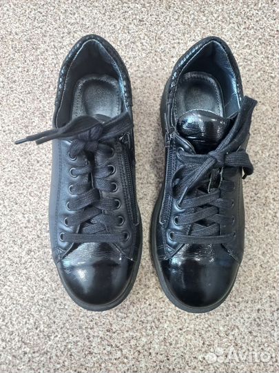 Полуботинки из натур.кожи