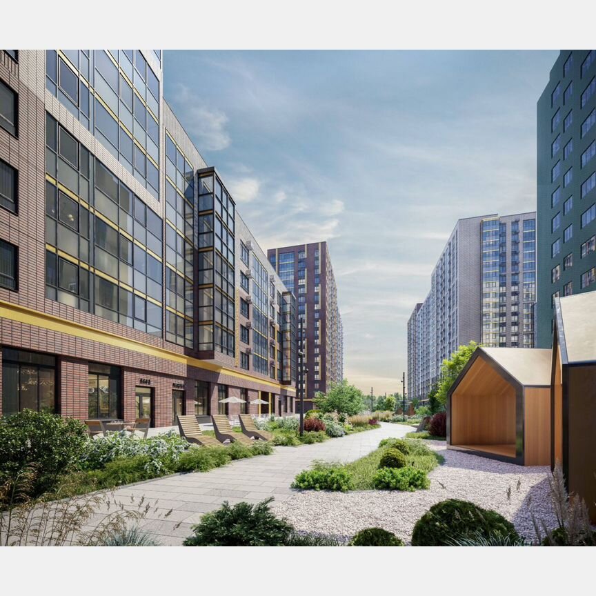 1-к. квартира, 43 м², 8/16 эт.