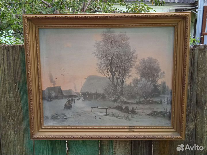 Картина маслом на холсте пейзаж