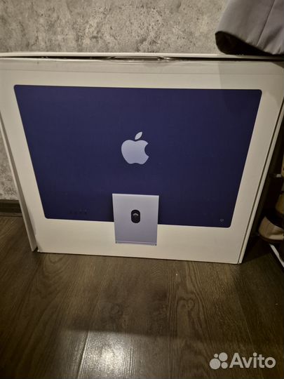 Коробка от Apple iMac m1