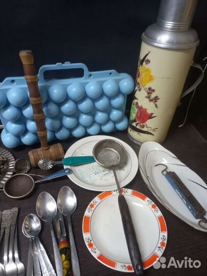Набор для кухни СССР с корзиной