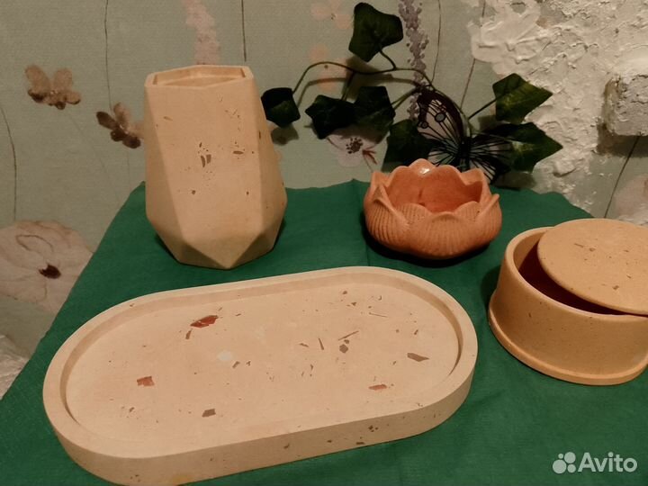 Декоративный набор из гипса