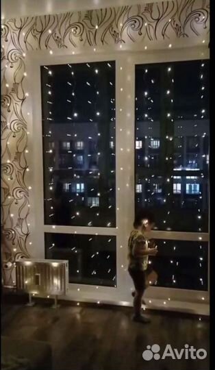 Гирлянда штора