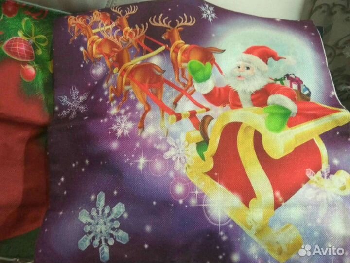 Декоративные новогодние наволочки 45*45