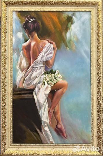 Картина маслом ню 