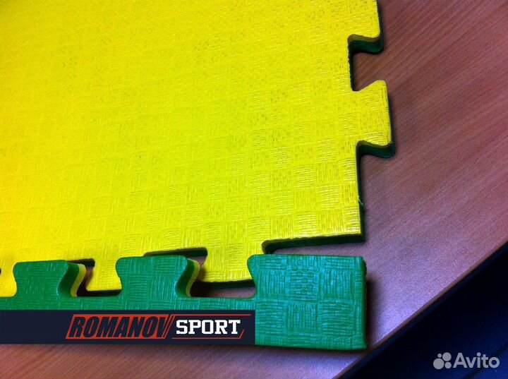 Будо-маты желто-зеленые 20 мм