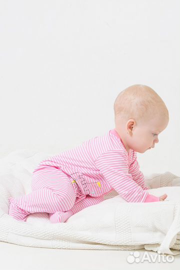 Комбинезон для девочки Crockid К 6376 розова (86)